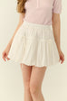 Sunnyvale bubble skort in white