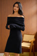 Velvet Love Off Shoulder Knit Dress
