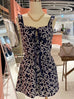 in your eyes knit dress in black