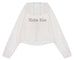 MATIN CROP HOODY COATING JUMPER