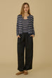 Vintage market silky pants in black