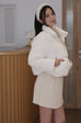 Rising success goose down puffer jacket in white