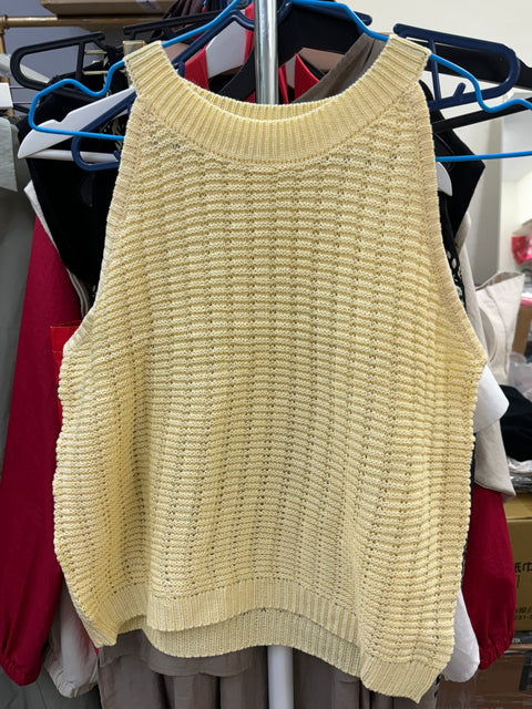 Bloom Knit Ripple Vest in 4 colors