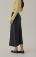 Soft drape knit skirt in grey