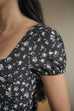 Under the Tuscan Sun dress in black Floral