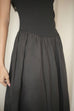 Love me more elastic dress in black