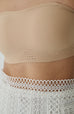 Two ways seamless bandeau bra in skin