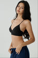 Push up invisible bra in black