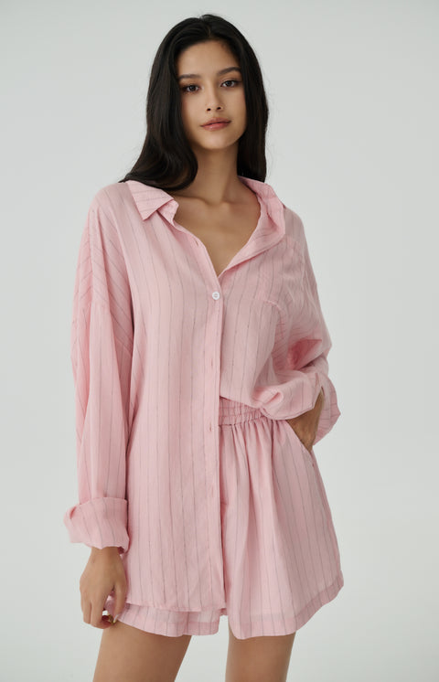 Over the top set in pink