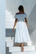 Vacay mode chiffon maxi dress