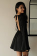 The after party chiffon dress in black