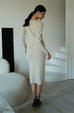 Hands to myself pearl knit dress