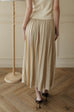 Crystal glass knit pleated skirt