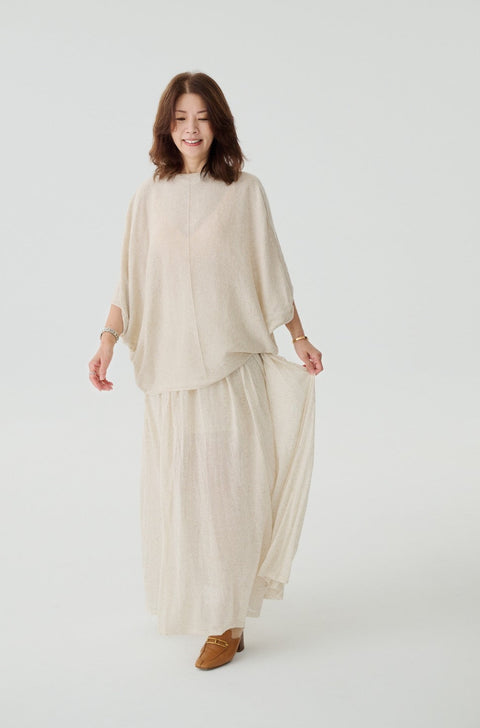 Cocoon shape cooling knit set