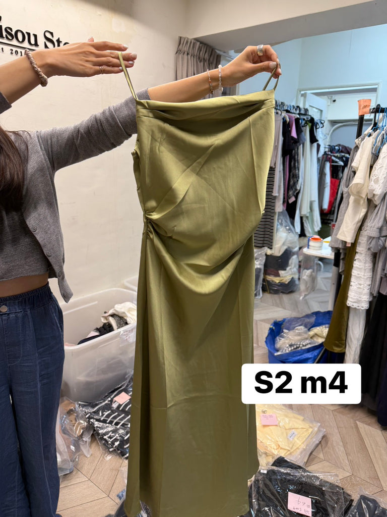 Silver lake satin dress