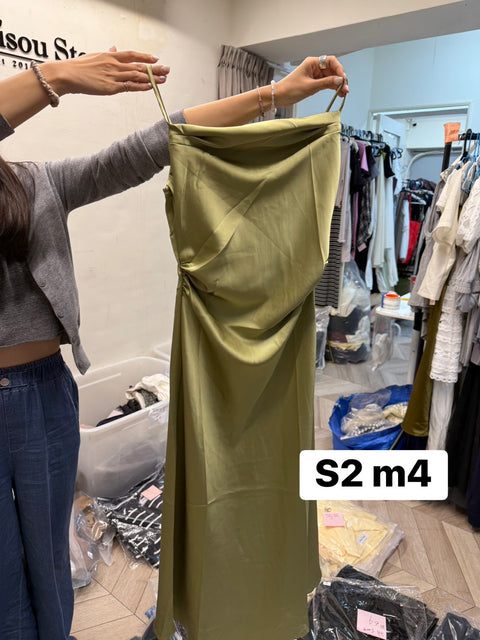 Silver lake satin dress
